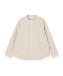 DANTON(�_���g��)��Men's Cotton Poplin Band Collar Shirt(�V���c/�u���E�X)