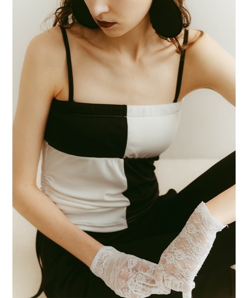 ILANIS(イラニス)の「2way Balance Cami(キャミソール・レディース・ブラック系3/ブラック系1/アイボリー系2・FREE)」の19枚目の写真