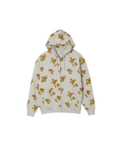 ROSE BUD(ローズバッド)の「(HAVE A GRATEFUL DAY)ZIP UP HOODIE SWEATSHIRT(パーカー・レディース・グレー・S/L/M)」の3枚目の写真