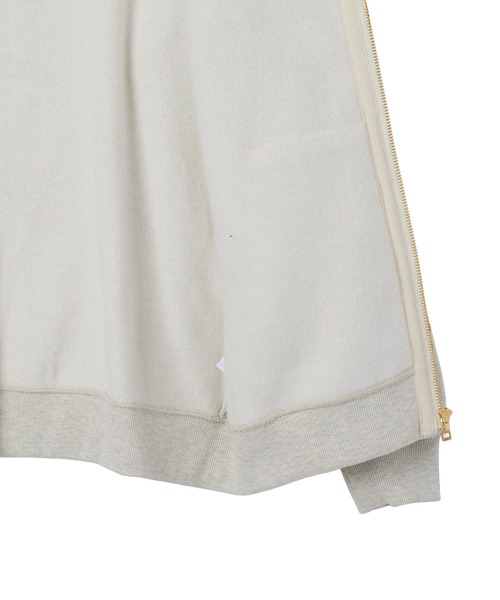 ROSE BUD(ローズバッド)の「(HAVE A GRATEFUL DAY)ZIP UP HOODIE SWEATSHIRT(パーカー・レディース・グレー・S/L/M)」の9枚目の写真