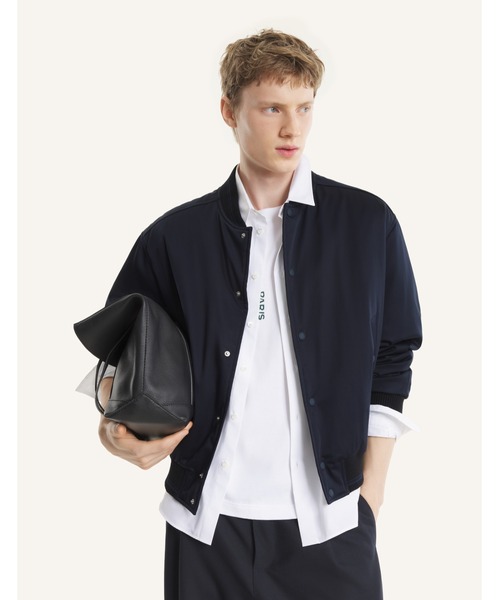 Maison Kitsune（メゾンキツネ）の「LIGHT TEDDY BLOUSON（ブルゾン・メンズ・ネイビー・M/S）」の6枚目の写真