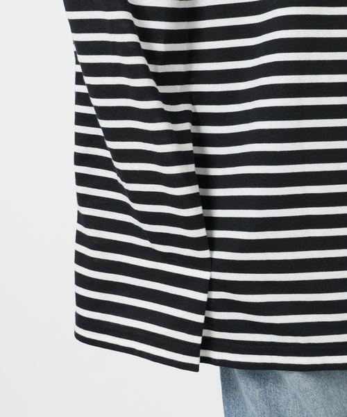 ≪WEB限定 / 追加≫ONIT 別注OVERSIZE BORDER LS（Tシャツ/カットソー