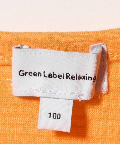 green label relaxing(グリーンレーベルリラクシング)の「ショルダースリット フリルTシャツ / キッズ 100cm-130cm(Tシャツ/カットソー・キッズ・ブラック/ライトブルー/オレンジ・110cm/130cm/120cm/100cm)」の18枚目の写真