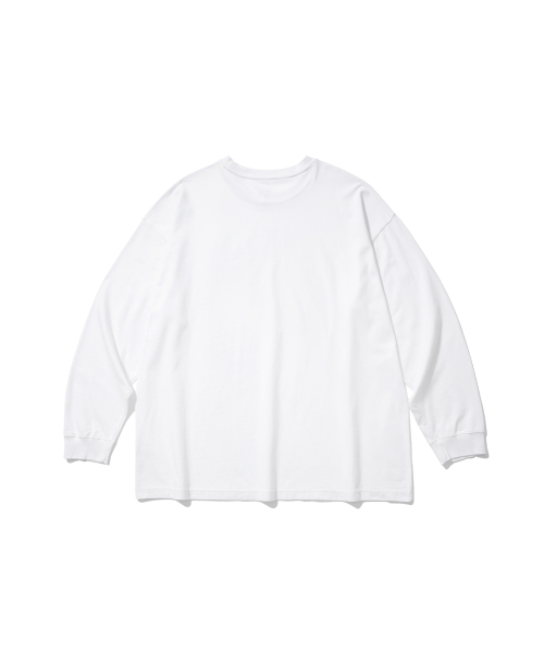 ANGLAN（アングラン）の「Essential Layer Long Sleeve - White（Tシャツ/カットソー・メンズ・その他・1/2）」の2枚目の写真