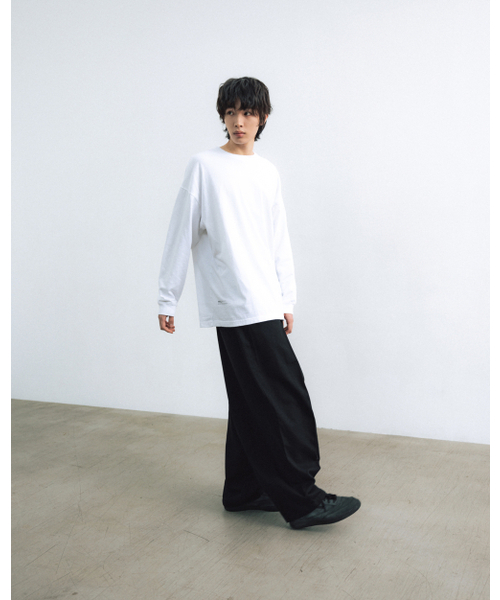 ANGLAN（アングラン）の「Essential Layer Long Sleeve - White（Tシャツ/カットソー・メンズ・その他・1/2）」の4枚目の写真