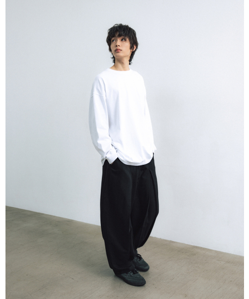 ANGLAN（アングラン）の「Essential Layer Long Sleeve - White（Tシャツ/カットソー・メンズ・その他・1/2）」の5枚目の写真