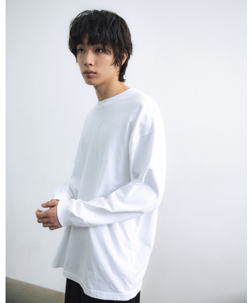 ANGLAN（アングラン）の「Essential Layer Long Sleeve - White（Tシャツ/カットソー・メンズ・その他・1/2）」の6枚目の写真