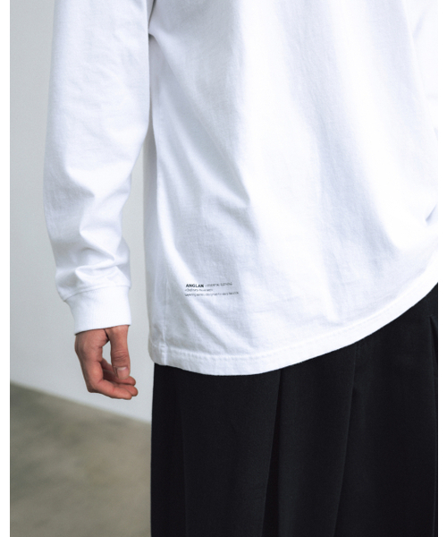 ANGLAN（アングラン）の「Essential Layer Long Sleeve - White（Tシャツ/カットソー・メンズ・その他・1/2）」の8枚目の写真