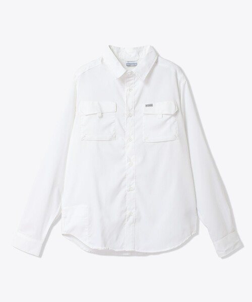 Columbia（コロンビア）の「Columbia/ シルバーリッジユーティリティIIロングスリーブシャツ /コロンビア（シャツ/ブラウス・メンズ・ホワイト/グレー/ブルー・L/M/S）」の2枚目の写真