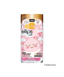 ellips（エリップス）の「ellips/エリップス  カカオフレンズ30粒ボトルタイプ　トリートメント(ローズ＆グリーン)（トリートメント/ヘアパック）」