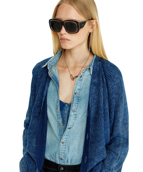 DIESEL(ディーゼル)の「ユニセックス サングラス LX2015(サングラス・メンズ・ブラック系その他/マルチ・UNI)」の12枚目の写真