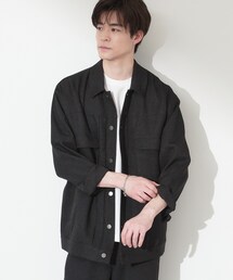 THE SHOP TK | パナマメッシュ シャツブルゾン 洗濯機OK/セットアップ可(ブルゾン)