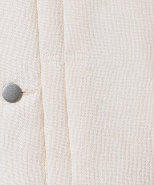 THE SHOP TK （ザ ショップ ティーケー ）の「パナマメッシュ シャツブルゾン 洗濯機OK／セットアップ可（ブルゾン・メンズ・アイボリー・02/03）」の6枚目の写真