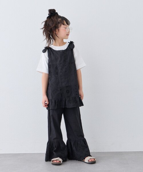 CIAOPANIC TYPY(チャオパニックティピー)の「【KIDS】【India】裾レースラッパパンツ(その他パンツ・キッズ・サックスブルー/ブラック・XX-LARGE/X-LARGE/LARGE/MEDIUM/SMALL)」の13枚目の写真
