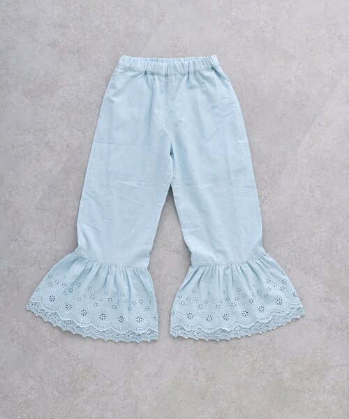 CIAOPANIC TYPY(チャオパニックティピー)の「【KIDS】【India】裾レースラッパパンツ(その他パンツ・キッズ・サックスブルー/ブラック・XX-LARGE/X-LARGE/LARGE/MEDIUM/SMALL)」の20枚目の写真