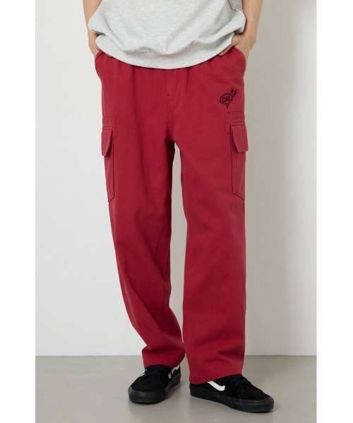 RODEO CROWNS WIDE BOWL（ロデオクラウンズワイドボウル）の「エンジニアカーゴパンツ（カーゴパンツ・メンズ・バーガンディー/ブラック/オフホワイト・MEDIUM/LARGE）」の3枚目の写真