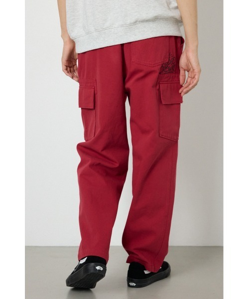 RODEO CROWNS WIDE BOWL（ロデオクラウンズワイドボウル）の「エンジニアカーゴパンツ（カーゴパンツ・メンズ・バーガンディー/ブラック/オフホワイト・MEDIUM/LARGE）」の5枚目の写真