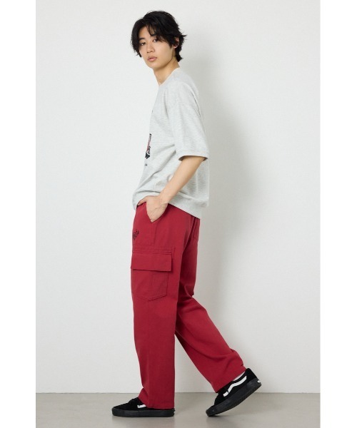 RODEO CROWNS WIDE BOWL（ロデオクラウンズワイドボウル）の「エンジニアカーゴパンツ（カーゴパンツ・メンズ・バーガンディー/ブラック/オフホワイト・MEDIUM/LARGE）」の7枚目の写真