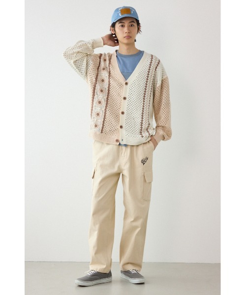 RODEO CROWNS WIDE BOWL（ロデオクラウンズワイドボウル）の「エンジニアカーゴパンツ（カーゴパンツ・メンズ・バーガンディー/ブラック/オフホワイト・MEDIUM/LARGE）」の13枚目の写真