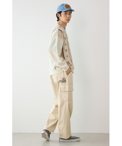 RODEO CROWNS WIDE BOWL（ロデオクラウンズワイドボウル）の「エンジニアカーゴパンツ（カーゴパンツ・メンズ・バーガンディー/ブラック/オフホワイト・MEDIUM/LARGE）」の14枚目の写真