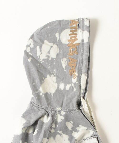 AAPE BY A BATHING APE（エーエイプバイアベイシングエイプ）の「AAPE MAIN LONG SLEEVE HOODIE SHIRT（シャツ/ブラウス・メンズ・グレー系その他4・X-LARGE/SMALL/LARGE/MEDIUM）」の9枚目の写真