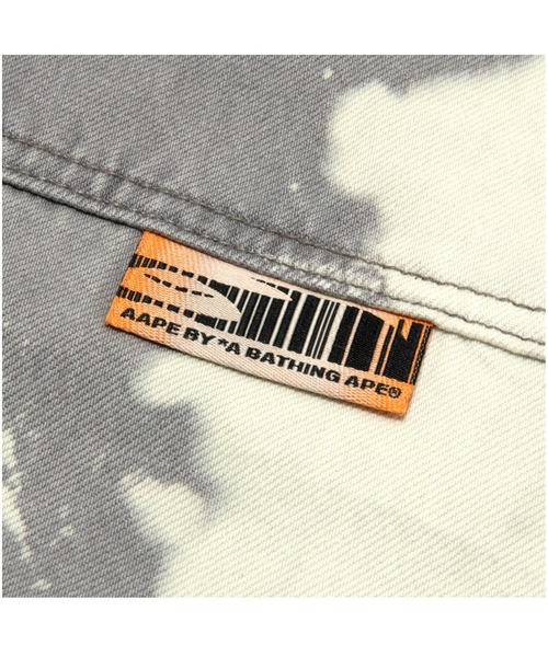 AAPE BY A BATHING APE（エーエイプバイアベイシングエイプ）の「AAPE MAIN LONG SLEEVE HOODIE SHIRT（シャツ/ブラウス・メンズ・グレー系その他4・X-LARGE/SMALL/LARGE/MEDIUM）」の4枚目の写真