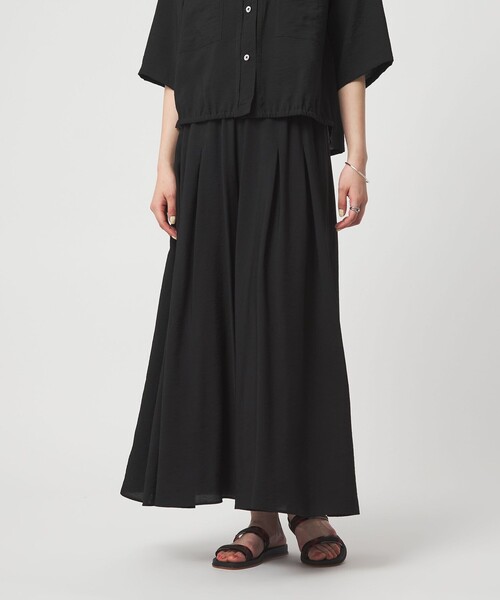 green label relaxing（グリーンレーベルリラクシング）の「［size SHORTあり］【WEB限定】＜at ease＞キュロット パンツ（その他パンツ・レディース・ナチュラル/ブラック/ブラウン/その他1・FREE/SHORT）」の11枚目の写真
