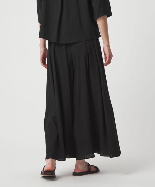 green label relaxing（グリーンレーベルリラクシング）の「［size SHORTあり］【WEB限定】＜at ease＞キュロット パンツ（その他パンツ・レディース・ナチュラル/ブラック/ブラウン/その他1・FREE/SHORT）」の13枚目の写真