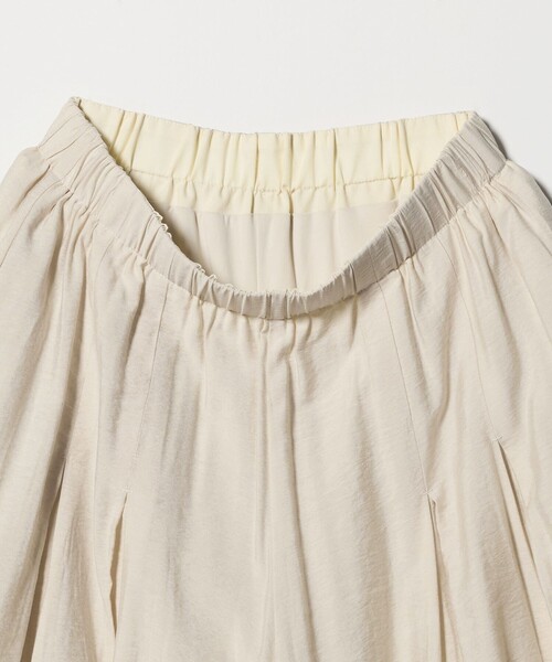green label relaxing（グリーンレーベルリラクシング）の「［size SHORTあり］【WEB限定】＜at ease＞キュロット パンツ（その他パンツ・レディース・ナチュラル/ブラック/ブラウン/その他1・FREE/SHORT）」の5枚目の写真