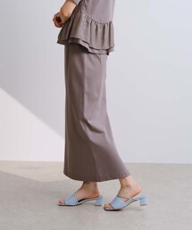 BIANCA（ビアンカ）の「【セットアップ】スムースジャージロングタイトスカート（スカート）」