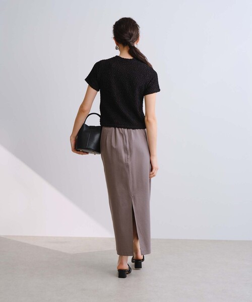 BIANCA（ビアンカ）の「【セットアップ】スムースジャージロングタイトスカート（スカート・レディース・ブラウン系その他/ブラック/グレー系その他2・36/38）」の8枚目の写真