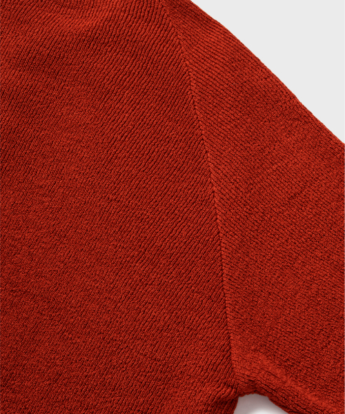 NONBLANK(ノンブランク)の「ラグランハーフスリーブカラーニット_CRIMSON(ニット/セーター・レディース・その他・X-LARGE/SMALL/LARGE/MEDIUM)」の5枚目の写真