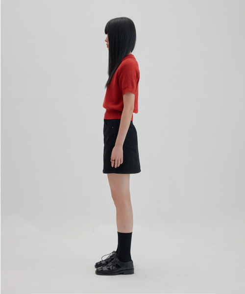 NONBLANK(ノンブランク)の「ラグランハーフスリーブカラーニット_CRIMSON(ニット/セーター・レディース・その他・X-LARGE/SMALL/LARGE/MEDIUM)」の18枚目の写真