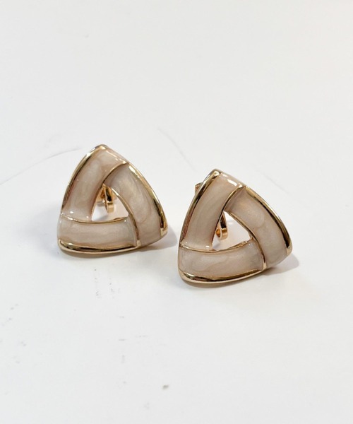 yu-ka(ユーカ)の「YU-KA:カラートライアングルイヤリング Color Triangle Earrings(イヤリング・レディース・ブルー/レッド/ホワイト・FREE)」の8枚目の写真