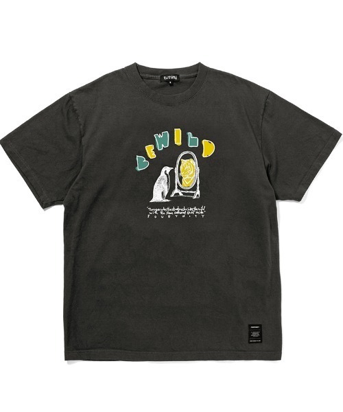 430（フォーサーティ）の「mt10449- AF BE WILD S-S TEE Tシャツ(26-133)（Tシャツ/カットソー・メンズ・ブラック系その他/サックスブルー/ブラック/バーガンディー/ホワイト/ベージュ/ネイビー・3/2/1/0）」の3枚目の写真