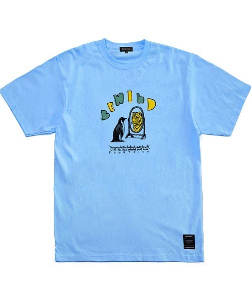 430（フォーサーティ）の「mt10449- AF BE WILD S-S TEE Tシャツ(26-133)（Tシャツ/カットソー・メンズ・ブラック系その他/サックスブルー/ブラック/バーガンディー/ホワイト/ベージュ/ネイビー・3/2/1/0）」の6枚目の写真