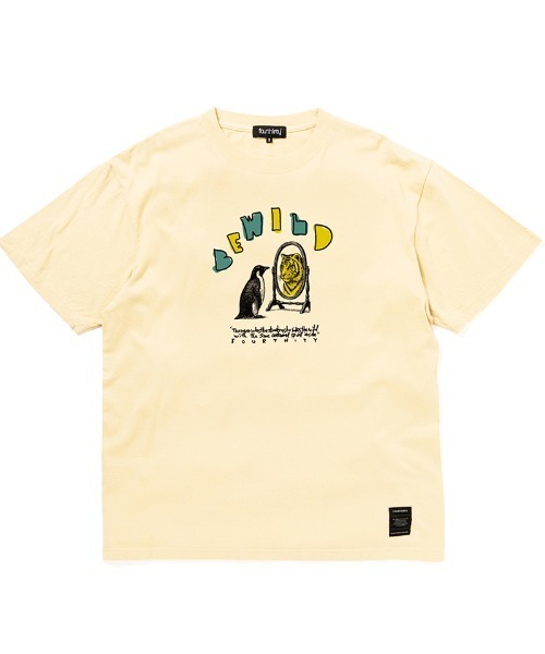 430（フォーサーティ）の「mt10449- AF BE WILD S-S TEE Tシャツ(26-133)（Tシャツ/カットソー・メンズ・ブラック系その他/サックスブルー/ブラック/バーガンディー/ホワイト/ベージュ/ネイビー・3/2/1/0）」の11枚目の写真