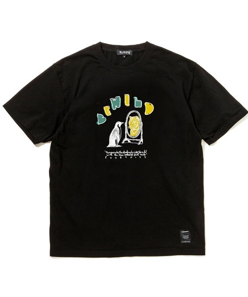 430（フォーサーティ）の「mt10449- AF BE WILD S-S TEE Tシャツ(26-133)（Tシャツ/カットソー・メンズ・ブラック系その他/サックスブルー/ブラック/バーガンディー/ホワイト/ベージュ/ネイビー・3/2/1/0）」の12枚目の写真