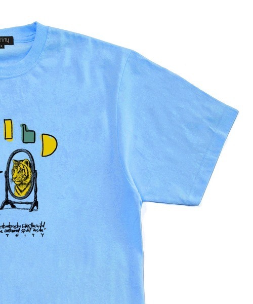 430（フォーサーティ）の「mt10449- AF BE WILD S-S TEE Tシャツ(26-133)（Tシャツ/カットソー・メンズ・ブラック系その他/サックスブルー/ブラック/バーガンディー/ホワイト/ベージュ/ネイビー・3/2/1/0）」の14枚目の写真