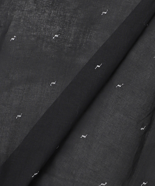 IENA LA BOUCLE（イエナラブークル）の「《追加》IENA LA BOUCLE コットンオーガンザエンブロイダリーパフィーブラウス（シャツ/ブラウス・レディース・ブラック・FREE）」の7枚目の写真