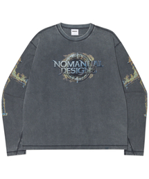 ARC CORE LONG SLEEVE TEE - WASHED CHARCOAL