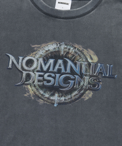 NOMANUAL(NOMANUAL)の「ARC CORE LONG SLEEVE TEE - WASHED CHARCOAL(Tシャツ/カットソー・レディース・その他・LARGE/MEDIUM/SMALL/X-LARGE)」の4枚目の写真