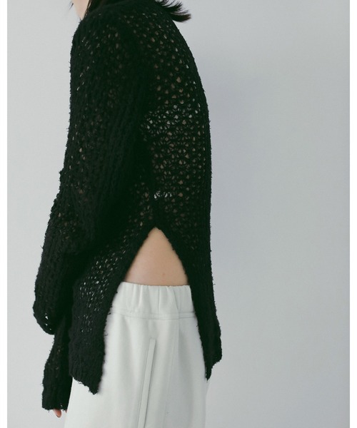 Lace Knit Tops（Tシャツ/カットソー）｜anuke（アンヌーク）の