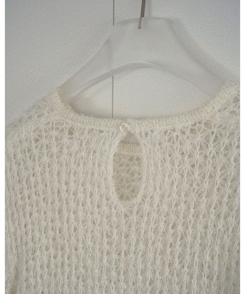 Lace Knit Tops（Tシャツ/カットソー）｜anuke（アンヌーク）の