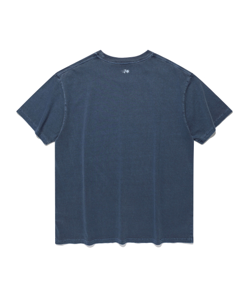 NICE GHOST CLUB（ナイスゴーストクラブ）の「3STAR SYMBOL PIGMENT TEE_BLUE(NG2GMUT501A)（Tシャツ/カットソー・レディース・ブルー・SMALL/MEDIUM/LARGE）」の6枚目の写真