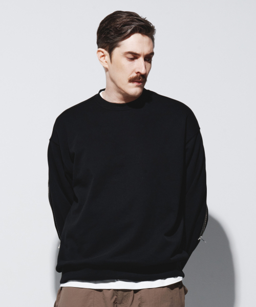 KALAPATTHAR(カラパタール)の「BACK ZIPPER SWEATSHIRT - BLACK(スウェット・メンズ・その他・X-LARGE/LARGE/MEDIUM)」の2枚目の写真