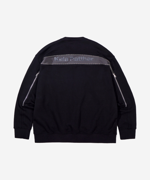 KALAPATTHAR(カラパタール)の「BACK ZIPPER SWEATSHIRT - BLACK(スウェット・メンズ・その他・X-LARGE/LARGE/MEDIUM)」の6枚目の写真