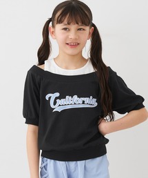 coca（coca）（コカ）の「キッズ　肩だし半袖トップス（Tシャツ/カットソー）」