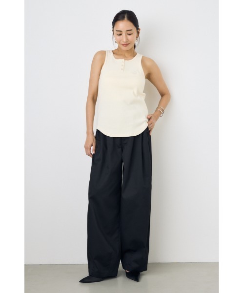 AZUL by moussy(アズールバイマウジー)の「【Dickies×AZUL】カーブパンツ(カーゴパンツ・レディース・カーキ/ブラック/ストライプ・MEDIUM/SMALL)」の4枚目の写真