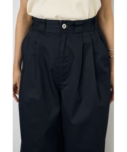 AZUL by moussy(アズールバイマウジー)の「【Dickies×AZUL】カーブパンツ(カーゴパンツ・レディース・カーキ/ブラック/ストライプ・MEDIUM/SMALL)」の8枚目の写真